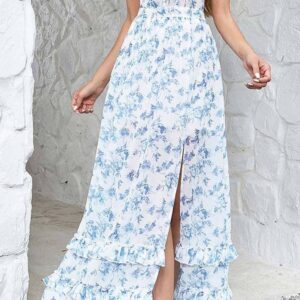 Strappy Breezy Sundress with Side Slit